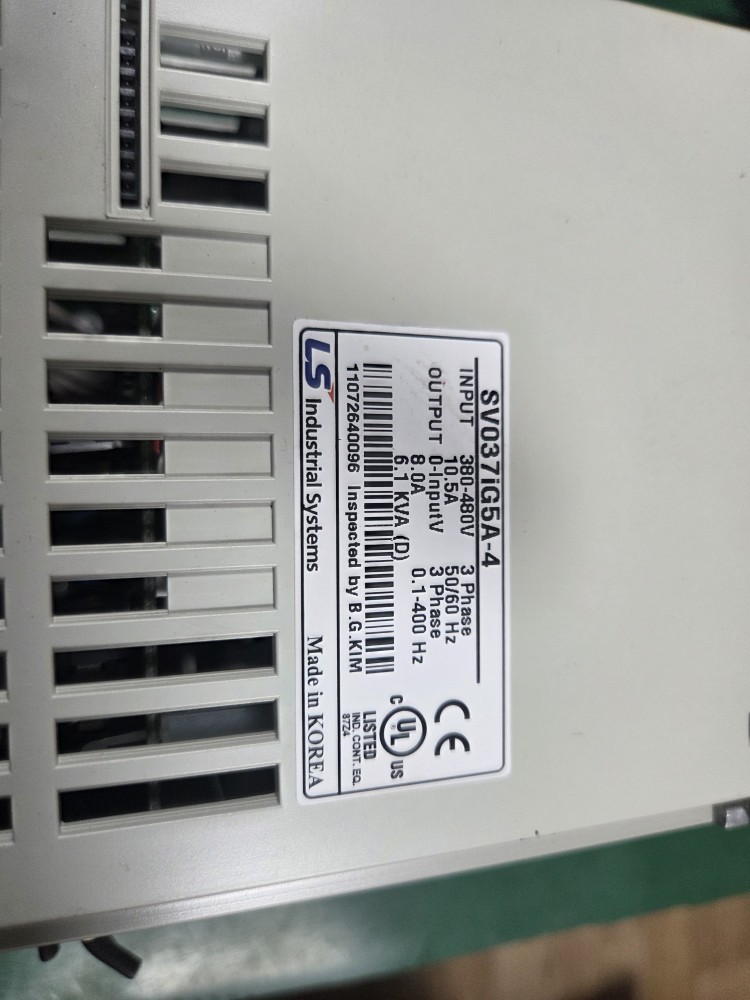 LS INVERTER SV037iG5A-4 (중고) 인버터