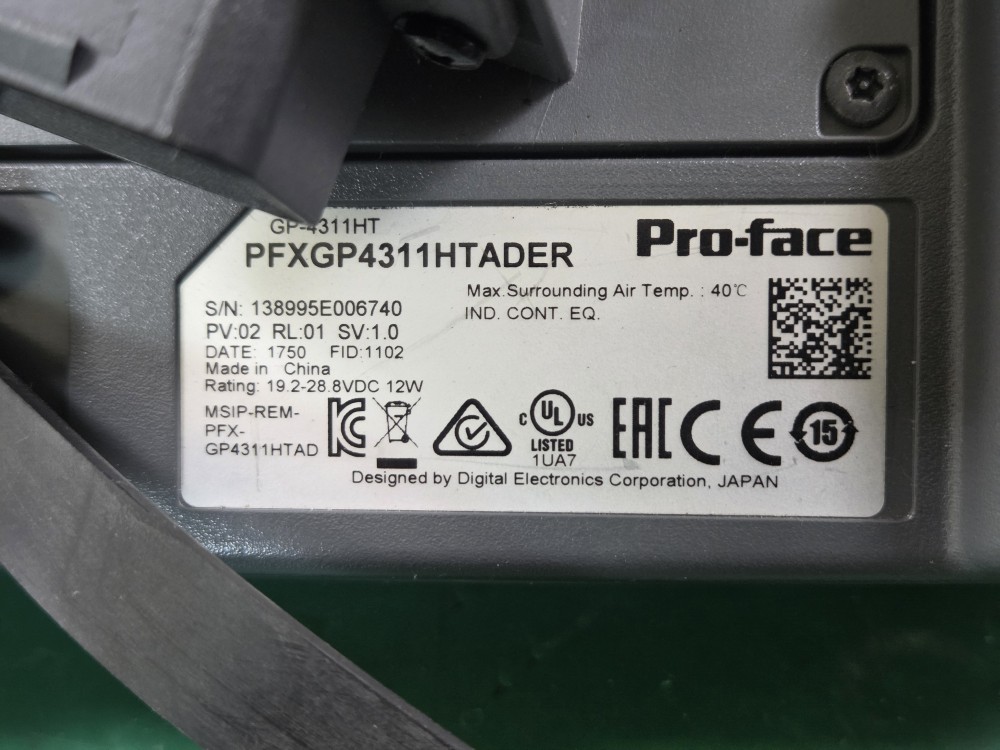 PRO-FACE PFXGP4311HTADER+AGP3000H-ADPCOM-01 (중고)