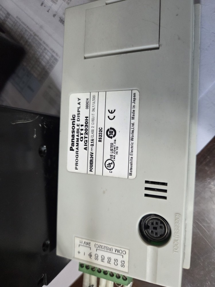 PANASONIC TOUCH PANEL GT11 AIGT2030H (중고)