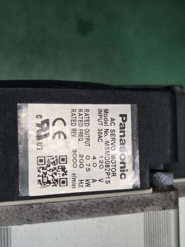 PANASONIC SERVO MOTOR MSMD082P1S (750W-중고)