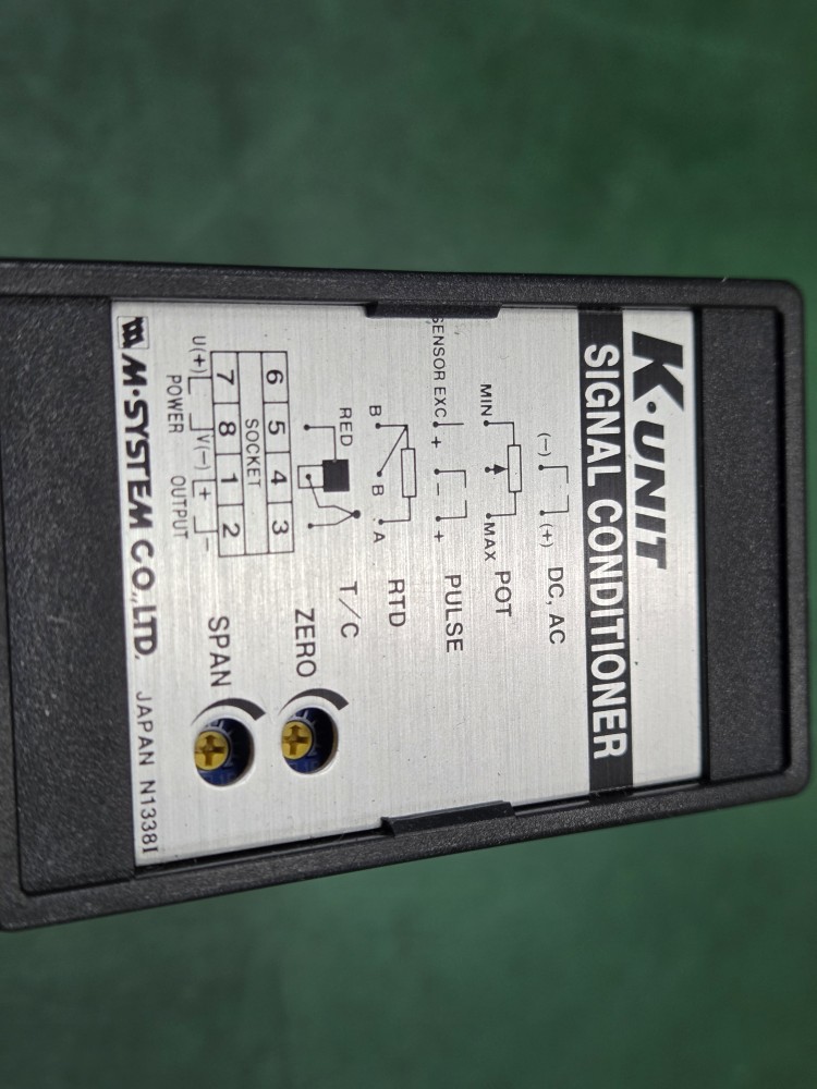 K-UNIT SIGNAL CONDITIONER KVS-4A-B (중고)