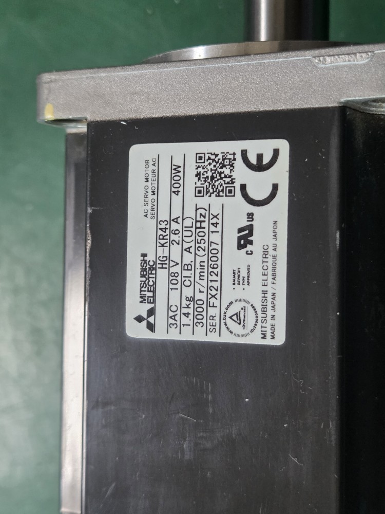 MITSUBISHI SERVO MOTOR HG-KR43(중고) 미쓰비씨 서보모타