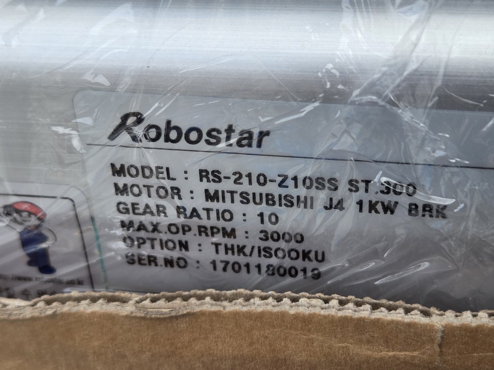 (A급-미사용품) ROBOSTAR ACTUATOR RS-210-Z10SS ST.300 로보스타 엑츄에이터