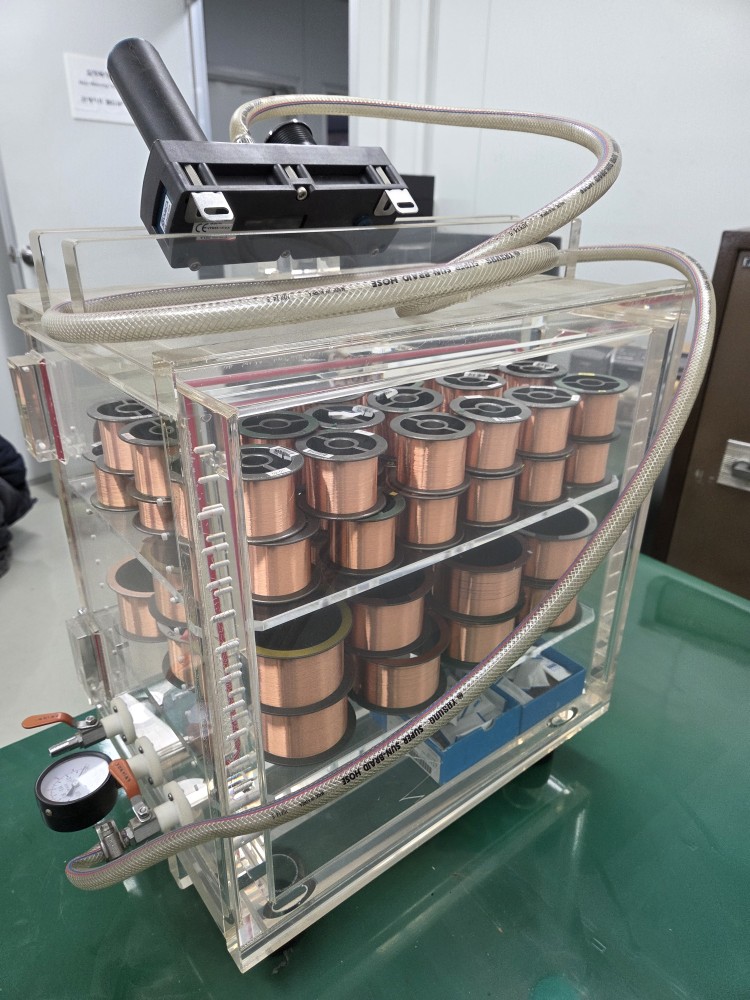 진공 부품 보관 박스 아크릴20T 제작품 (중고)