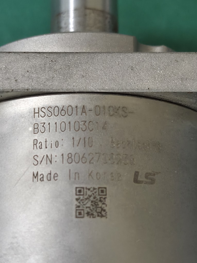LS SERVO MOTOR 감속기 HSS0601A-010KS-B3110103014 (중고-10:1)