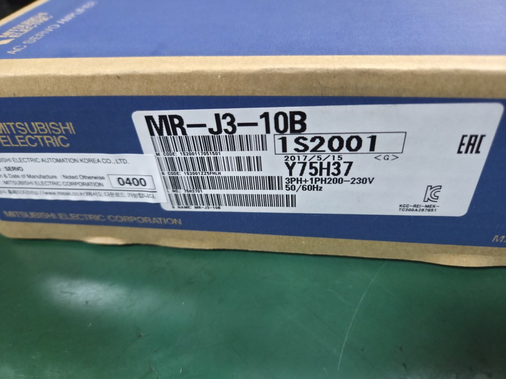 (A급-미사용품) SERVO DRIVER MR-J3-10B 미쓰비씨 서보드라이버