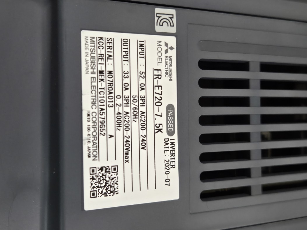 INVERTER FR-E720-7.5K (중고) 미쯔비씨 인버터