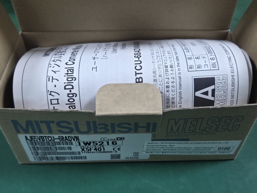 (A급-미사용품) A/D CONVERTER UNIT AJ65VBTCU-68ADVN 컨버터